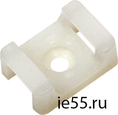 Площадка ПМ 22х16х6мм под винт белая (100шт) IEK