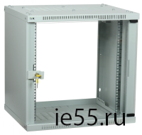 ITK Шкаф LINEA WE 12U 600x450мм дверь стекло серый