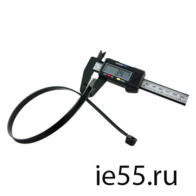Стяжка пластиковая(хомут нейлоновый) 150х3,4 мм черный уп. 100 шт ЭНЕРГИЯ