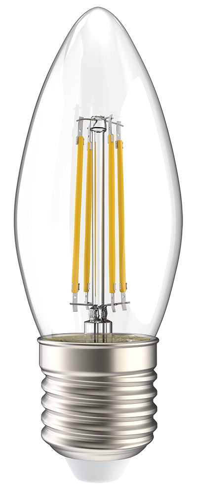 Лампа LED C35 свеча прозр. 5Вт 230В 3000К E27 серия 360° IEK 100-013-116 100013116