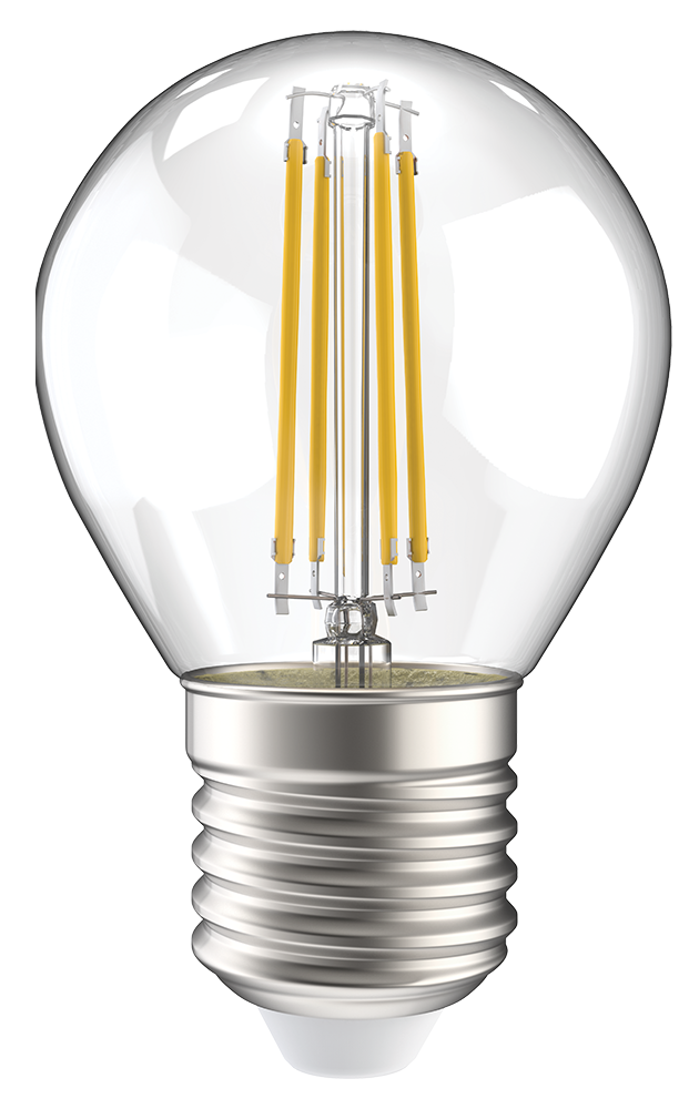 Лампа LED G45 шар прозр. 7Вт 230В 3000К E27 серия 360° IEK 100-013-133 100013133