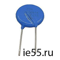 Варистор GVR-20D681K, напряжение 680 V, диаметр 19 мм KIPPRIBOR