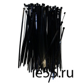 Стяжка пластиковая(хомут нейлоновый) 150х4,7мм  черный 100шт./уп. ЭНЕРГИЯ