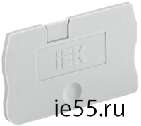 Заглушка для КПИ 2в-1,5/2,5 серая IEK