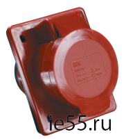 Розетка стац. скрытая ССИ-424 3Р+Е 32А 380-415В IP44 IEK