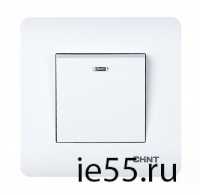 2-позиционный выключатель с LED-подсветкой 10А 250В (CHINT)