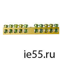 Шина нулевая TS-0609C 6*9  10 ways без изолятора