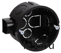 Коробка КМ40002 установочная для твердых стен d65x40 (с саморезами)