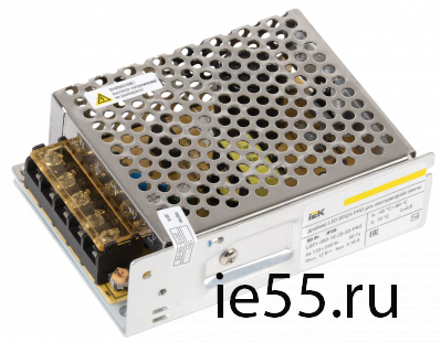 Драйвер LED ИПСН-PRO 50Вт 12 В блок - клеммы  IP20 IEK