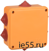 Коробка расп. огн. ПС 100х100х50мм 4P 4мм2 IP55 6 вв. IEK