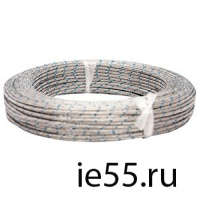 Провод термопарный KTK-7/0.2-KX-H-CGA ХА (тип К), многожильный, оплетка из нержавеющей стали