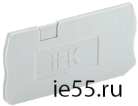 Заглушка для КПИ 3в-1,5/2,5 3 вывода серая IEK