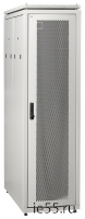 ITK Шкаф сетевой 19" LINEA N 24U 600х1000 мм перфорированная передняя дверь серый