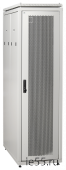 ITK Шкаф сетевой 19" LINEA N 28U 600х1000 мм перфорированные двери серый