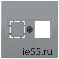 НТ12-1-БА Накладка телеф. RJ12/HDMI BOLERO антрацит IEK