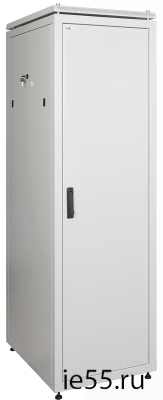 ITK Шкаф сетевой 19" LINEA N 24U 600х600 мм металлическая передняя дверь серый