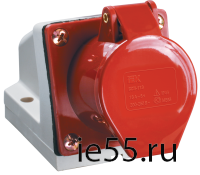 Розетка стационарная ССИ-124 3Р+РЕ 32А 380В IP44 IEK