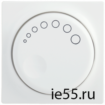 НС-1-1-ББ Накладка к светорегулятору BOLERO белый IEK