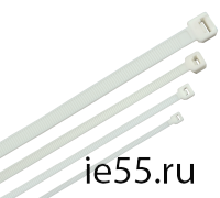 Хомут морозостойкий Хкм 4,8х300мм белый (100шт) IEK