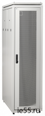 ITK Шкаф сетевой 19" LINEA N 33U 600х1000 мм с L-профилями перфорированные двери серый