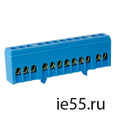 Шина TS-0609H 12 way в синем корпусе ЭНЕРГИЯ