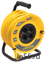 Катушка УК30 с т/з 4 места 2Р+PЕ/30м 3х1,5 мм2 "Industrial"