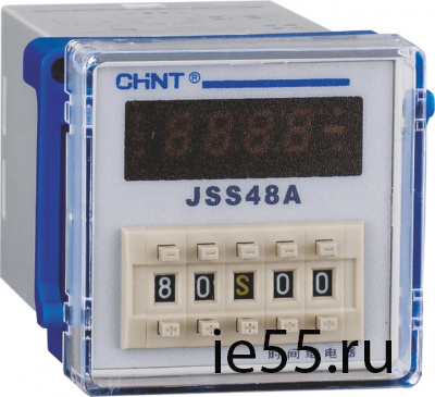 Реле времени JSS48A-P3 8-контактный двух групповой переключатель с 3х-значной настройкой 101002187