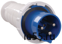Вилка переносная ССИ-033 2Р+РЕ 63А 200-250В IP54 IEK