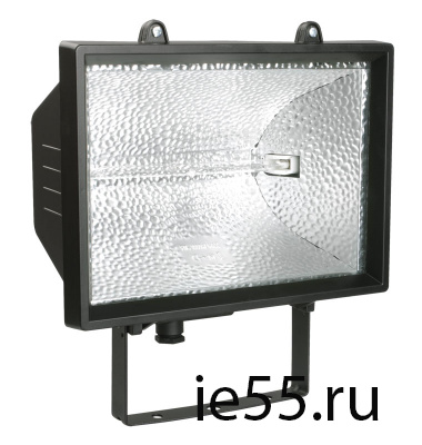 Прожектор ИО1000 галогенный  черный IP54  ИЭК