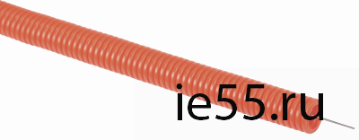 Труба гофр. ПНД d16 с зондом оранжевая (50м) IEK