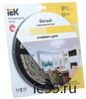 Лента LED 5м  блистер LSR-3528WW120-9.6-IP65-12V IEK-eco