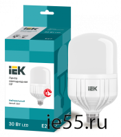 Лампа LED HP 30Вт 230В 4000К E27 IEK