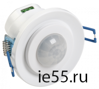Датчик движения ДД 401 белый 800Вт 360гр 8м IP20 IEK