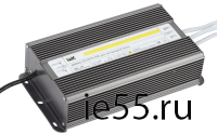 Драйвер LED ИПСН-PRO 200Вт 12 В блок- шнуры IP67 IEK