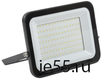 Прожектор СДО 06-100 светодиодный черный IP65 6500 K IEK