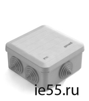 Коробка распаячная для наружнего монтажа с защелкивающейся крышкой, 6 гермовводов, 100х10 101003305
