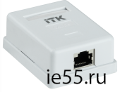 ITK Настенная инф. розетка RJ45 кат. 5E FTP 1-порт