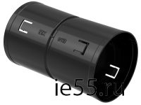 Муфта соединительная для двустенной трубы d=110мм IEK
