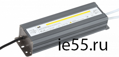 Драйвер LED ИПСН-PRO 150Вт 12 В блок- шнуры IP67 IEK