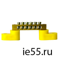 Шина TS-0609B 6*9  6 ways на угловых изоляторах