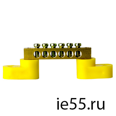 Шина TS-0609B 6*9  6 ways на угловых изоляторах