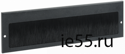 ITK Щеточный кабельный ввод 390х115 мм, черный