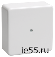 Коробка распаячная КМ для о/п 75х75х28мм белая IEK