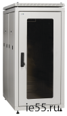 ITK Шкаф сетевой 19" LINEA N 47U 600х1000 мм стеклянная передняя дверь серый