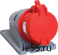 Розетка стационарная ССИ-124 32А-6ч/380-415В 3Р+РЕ IP44 MAGNUM ИЭК