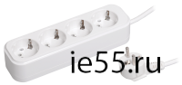 Удлинитель У04 4 места 2Р+РЕ/1.5 метра 3х1мм2 16А/250В CLASSIC IEK