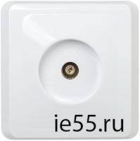 РТВ10-ВБ Розетка 1-ая телевиз. TV ВЕГА белый IEK