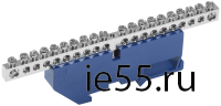 Шина N "ноль" на DIN-изол. Ni ШНИ-6х9-20-Д-С IEK