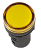 Лампа AD22DS(LED)матрица d22мм желтый 12В AC/DC  ИЭК