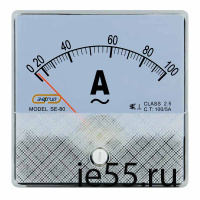 Aмперметр SE-80 (SF-80)    100А/5А  ЭНЕРГИЯ